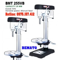 Máy khoan bàn Bemato BMT-255VB khoan 25mm, khoan bàn 2HP (1500W) giá rẻ