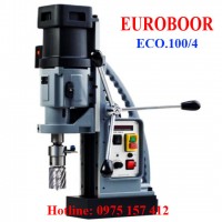 Máy khoan từ Euroboor ECO.100/4, khoan từ 12-100mm, ta rô M3-M30